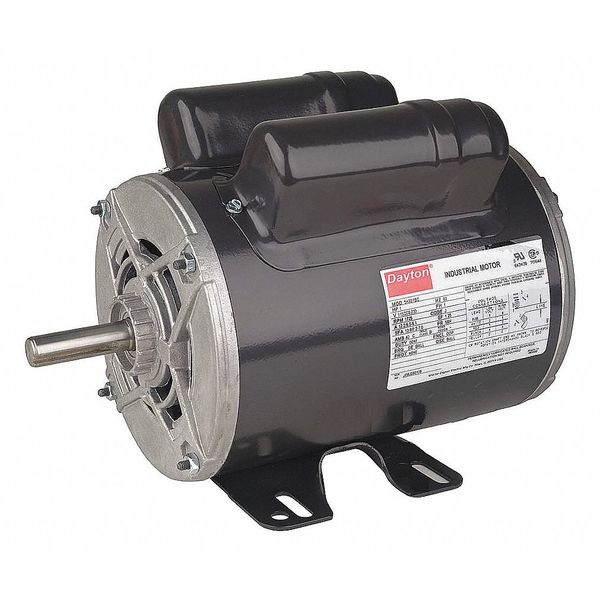 Capacitor-Start/Run General Purpose Motor, 1/2 HP, 115/208-230V AC Voltage, 56 Frame