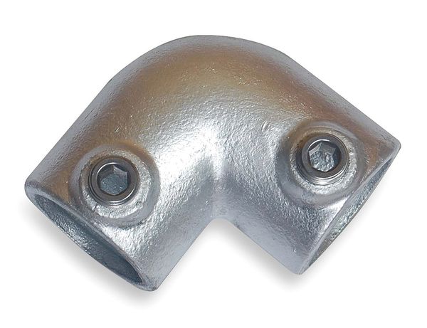 Structural Pipe Fitting, Elbow, Cast Iron, 1 in Pipe Size, 50000 lb Tensile Strength