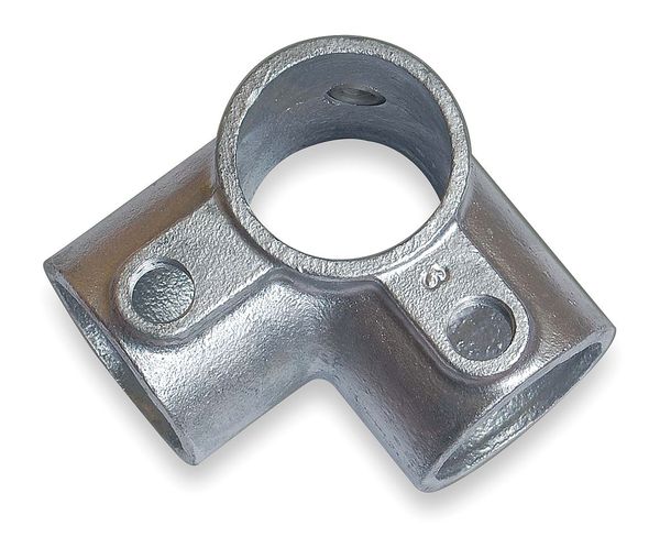 Structural Pipe Fitting, Side Outlet Tee, Cast Iron, 1 in Pipe Size, 50000 lb Tensile Strength