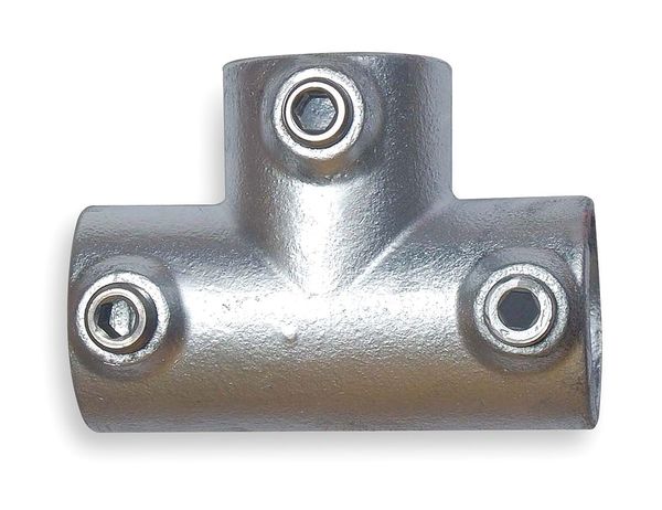 Structural Pipe Fitting, Three-Socket Tee, Cast Iron, 1.5 in Pipe Size, 50000 lb Tensile Strength