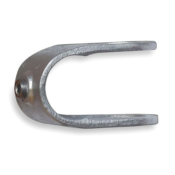 Structural Pipe Fitting, Clamp-On Crossover, Cast Iron, 1.5 in Pipe Size, 50000 lb Tensile Strength