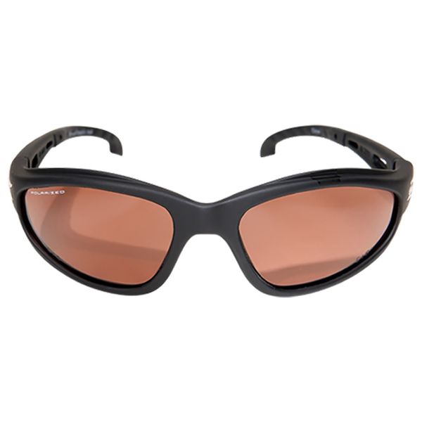 Polarized Safety Glasses, Wraparound Copper Polycarbonate Lens, Scratch-Resistant