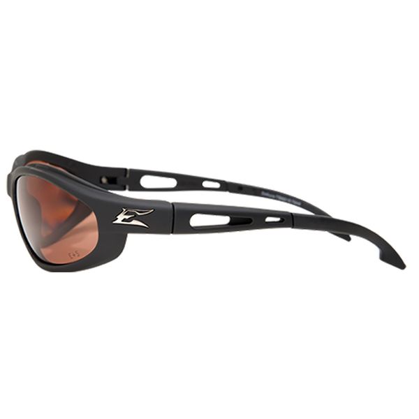 Polarized Safety Glasses, Wraparound Copper Polycarbonate Lens, Scratch-Resistant