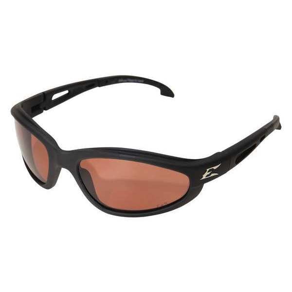 Polarized Safety Glasses, Wraparound Copper Polycarbonate Lens, Scratch-Resistant