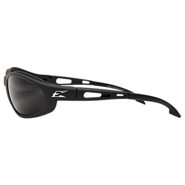 Polarized Safety Glasses, Wraparound Smoke Polycarbonate Lens, Scratch-Resistant