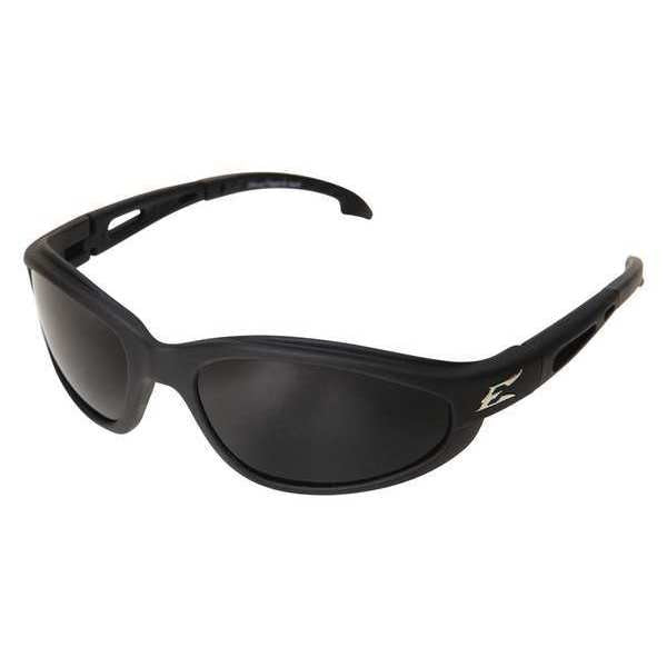 Polarized Safety Glasses, Wraparound Smoke Polycarbonate Lens, Scratch-Resistant