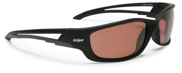 Polarized Safety Glasses, Wraparound Copper Polycarbonate Lens, Scratch-Resistant