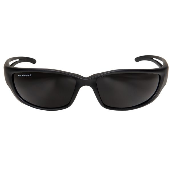 Polarized Safety Glasses, Wraparound Smoke Polycarbonate Lens, Scratch-Resistant