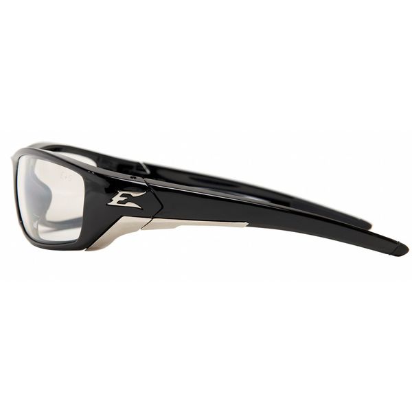 Safety Glasses, Wraparound Gray Polycarbonate Lens, Scratch-Resistant