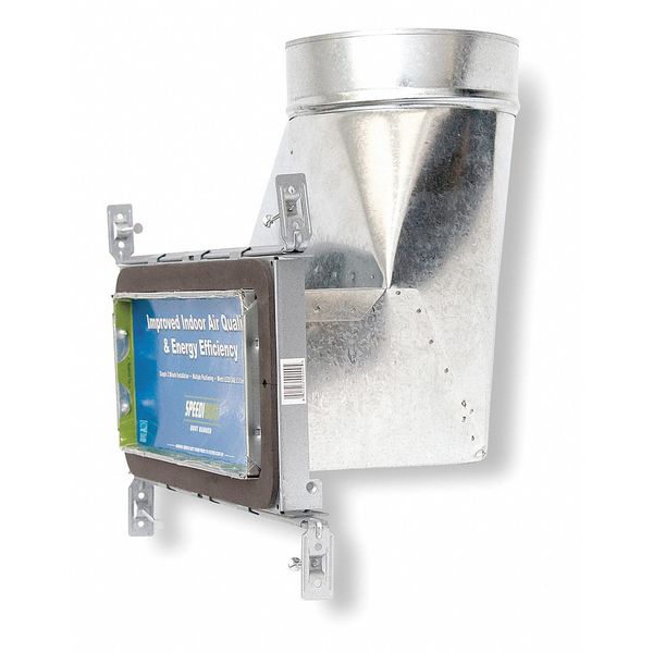 Vent Boot Hanger, 90 Degree, 4 x 12, Dia 7