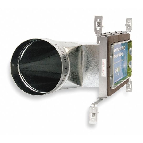 Vent Boot Hanger, End, 6 x 14, Dia 8