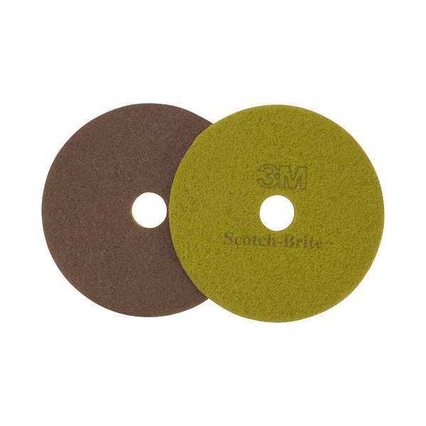 Diamond Floor Pad Plus, 17 In, Sienna, PK5