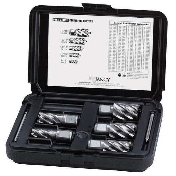 Annular Cutter Set M42, 1 In Cut D, 5 Pc