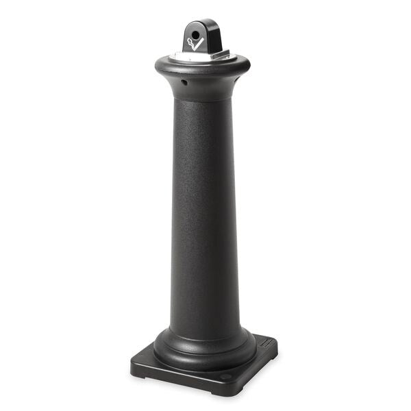 Cigarette Receptacle, 1 gal., Black