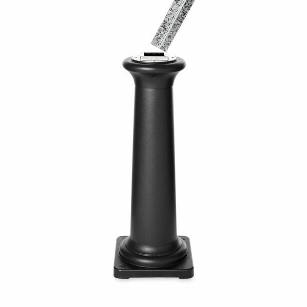 Cigarette Receptacle, 1 gal., Black