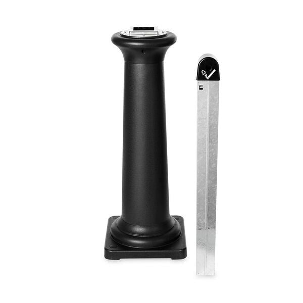 Cigarette Receptacle, 1 gal., Black
