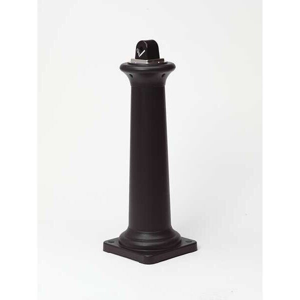 Cigarette Receptacle, 1 gal., Black