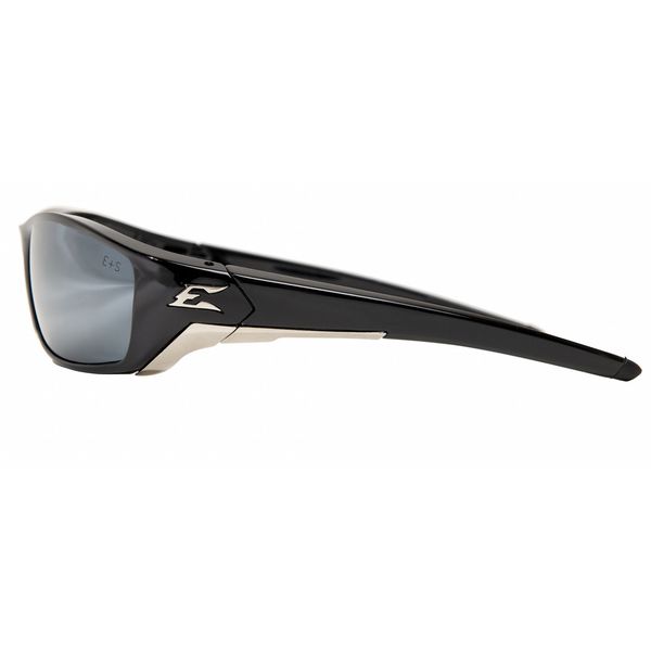 Safety Glasses, Wraparound Silver Mirror Polycarbonate Lens, Scratch-Resistant