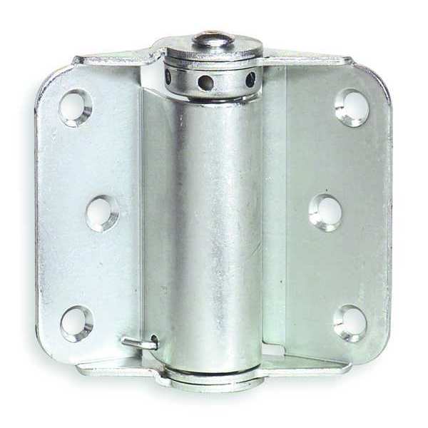 1 15/32 in W x 2 55/64 in H Bright Zinc Plated Spring Hinge