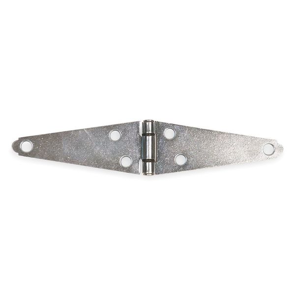 1 1/2 in W x 4 in H zinc plated Strap Hinge