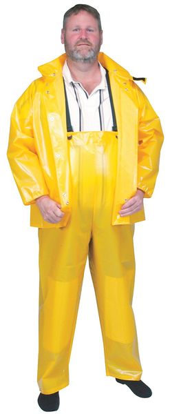 Rain Bib Overall, Yellow, 4XL