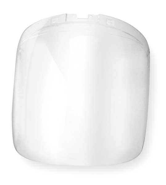Faceshield Visor, Polycarb, 9x12-1/8in