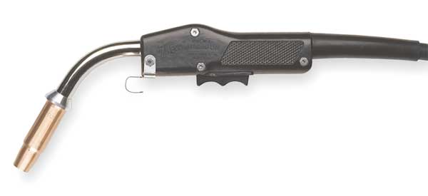 MIG Gun, 400 A, Wire 0.045 In, For Miller