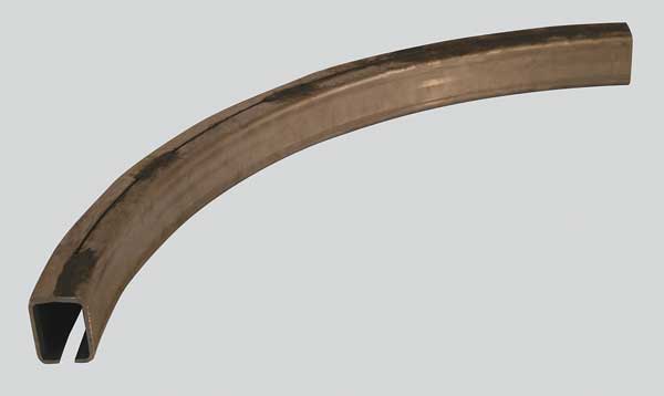 Horizontal Curve, Radius 2Ft, 90Deg, SS