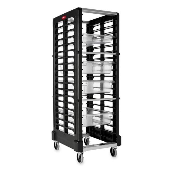 End-Load Rack, 23 3/4x28 3/4x67 7/8, Black
