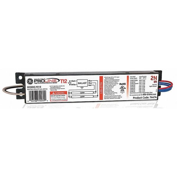 48 to 138 Watts, 1 or 2 Lamps, Electronic Ballast