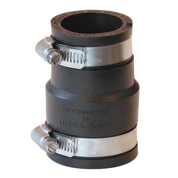 Flexible Coupling, Pipe Size 1-1/2x1-1/4