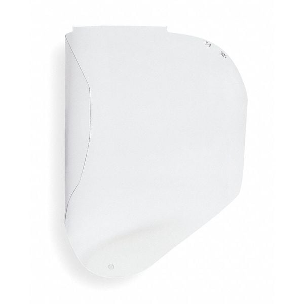 Faceshield Visor, Bionic, Clear, Uncoated, Polycarbonate, 9 1/2 in Visor Height