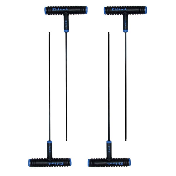 Metric Plain Ball Hex Key, 10 mm Tip Size, 9 in Long, 5 in Short