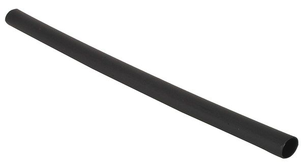 Shrink Tubing, 0.35in ID, Black, 4ft, PK5