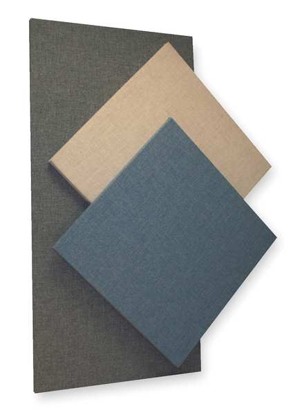 Acoustic Panel, Fabric, Blue, 8 sq. ft.