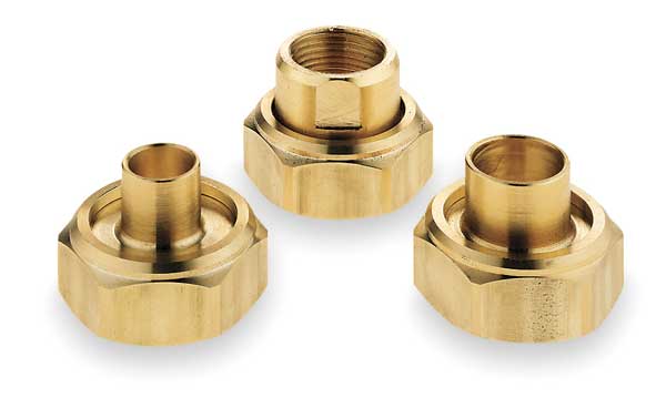 Union, Pipe Size (In.) 1/2 Sweat, PK2