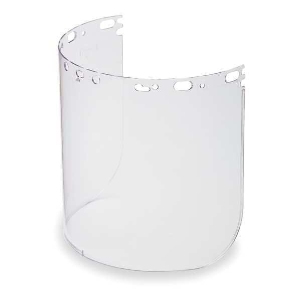 Faceshield Visor, Propionate, Clr, 8-1/2x15