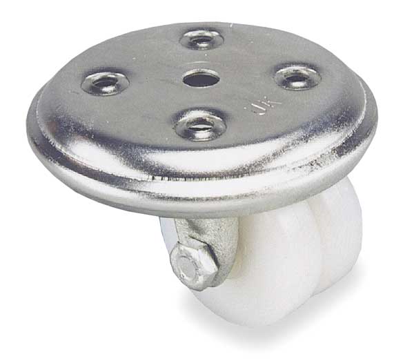 Dual Wheel Caster, Nylon, 2 in., 350 lb.