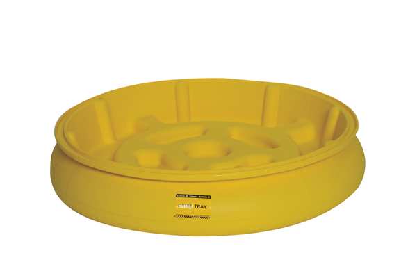 Pail Spill Containment Pallet, 5 gal Spill Capacity, 1 Drum, Polyethylene