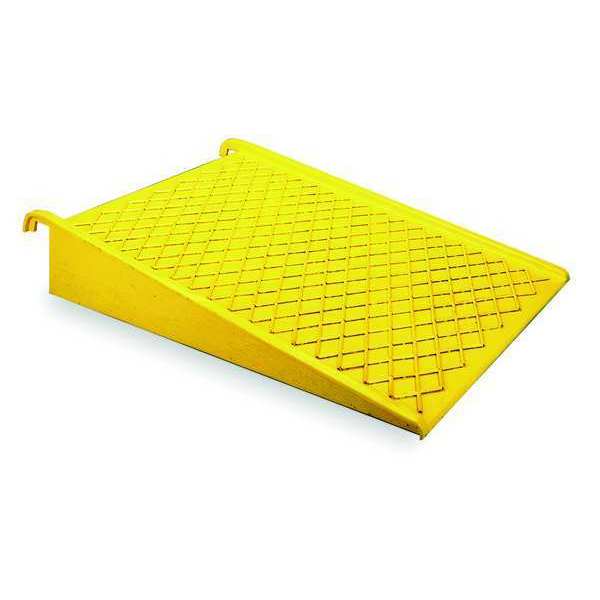 Spill Pallet Ramp, Yellow, 1500 lb.