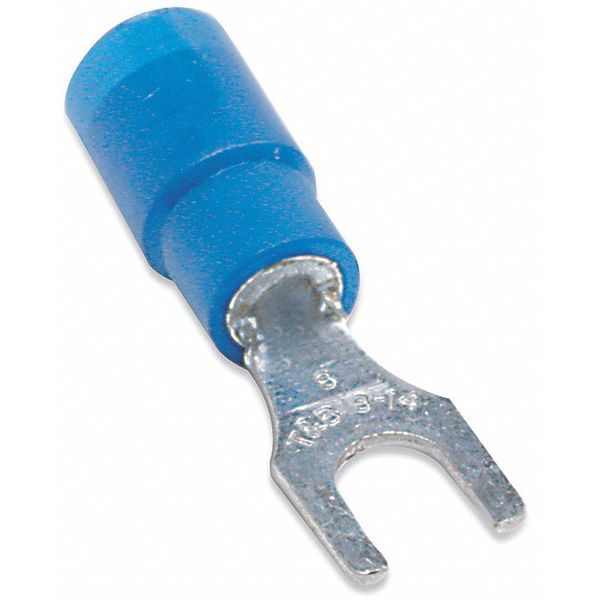 18-14 AWG Vinyl Fork Terminal #6 Stud PK100
