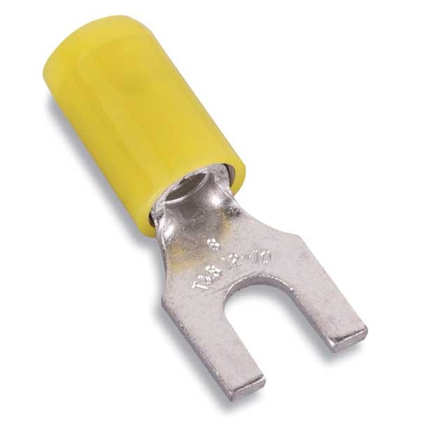 12-10 AWG Vinyl Fork Terminal 1/4