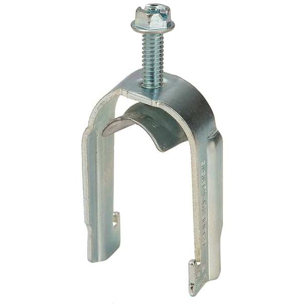 Conduit Clamp, 2 In EMT, Silver