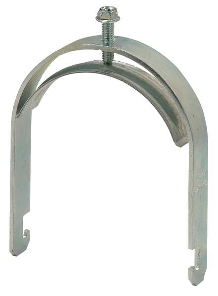 Conduit Clamp, 4 In, Silver