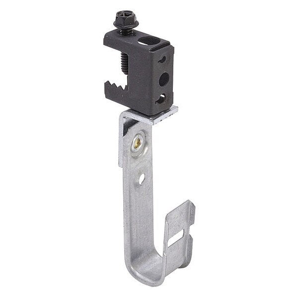 J-Hook, 1/2In Flange, 3/4In Max Cap