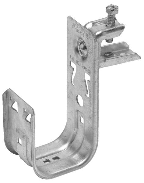 J-Hook, 1/8-5/8In Flange, 2In Max Cap