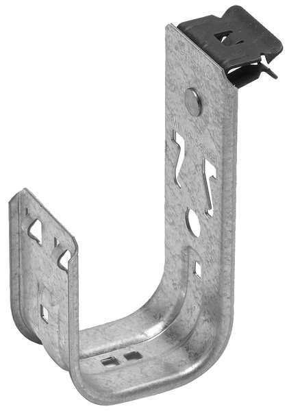 J-Hook, 1/8-1/4In, Front, 2In Max Cap