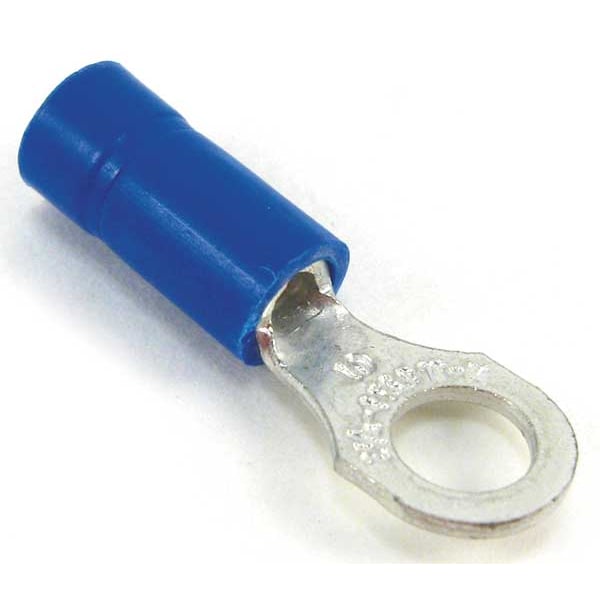 18-14 AWG Vinyl Ring Terminal #4 Stud PK100