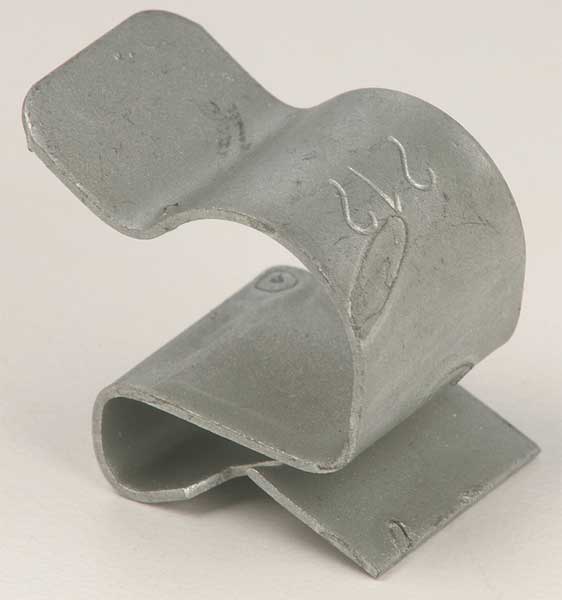 Cable Flange Clip, Steel, Zinc Plated