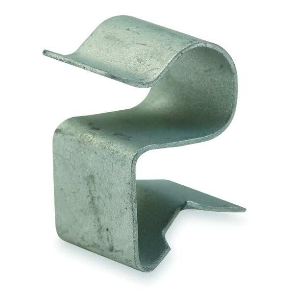 Cable Flange Clip, Steel, Zinc Plated